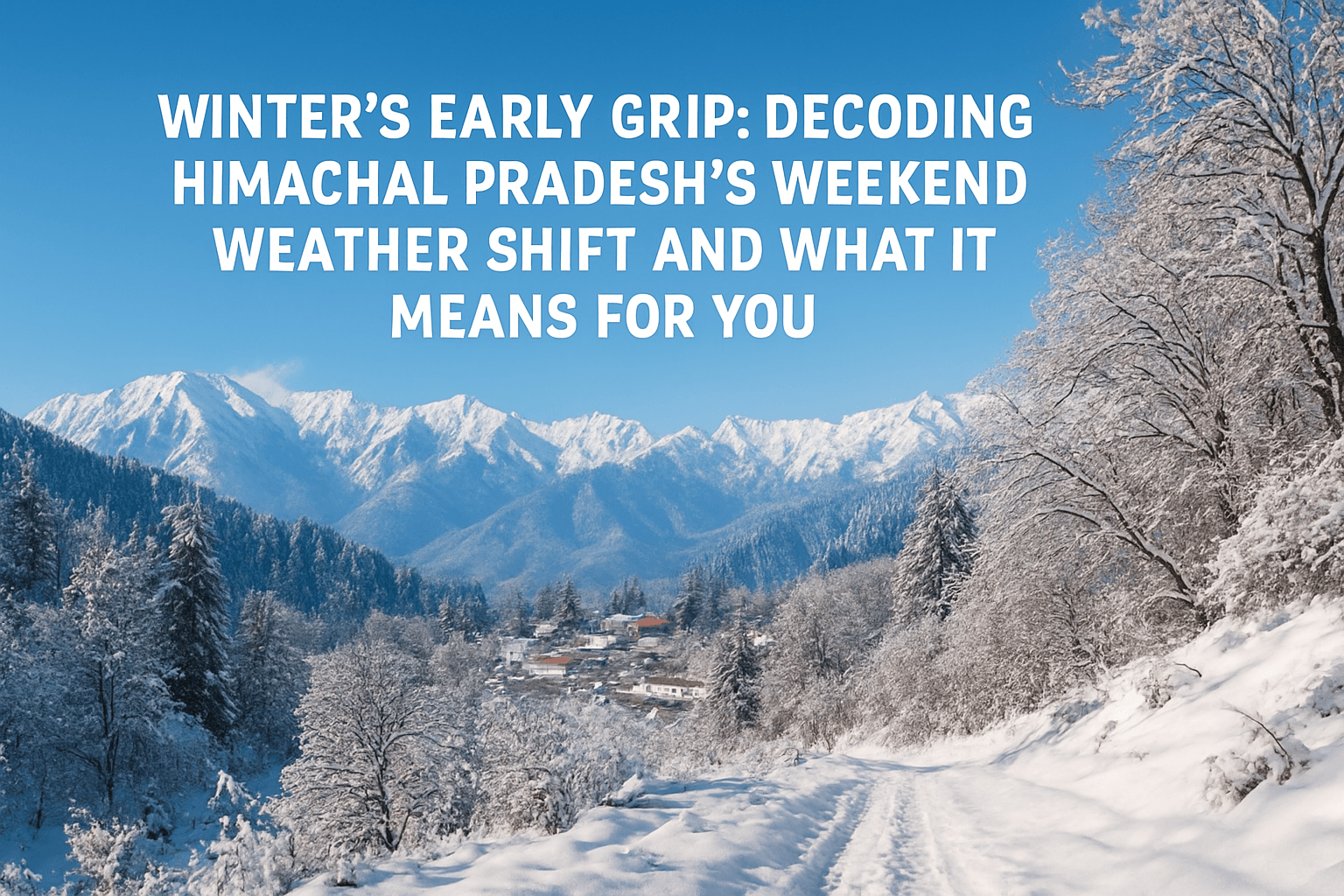 Winter's Early Grip: Decoding Himachal Pradesh's Weekend Weather Shift and What It Means For You 