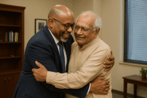 A Confluence of Titans: When Laurencin Met Rao—A Meeting That Bridges Science, Legacy, and Humanity 