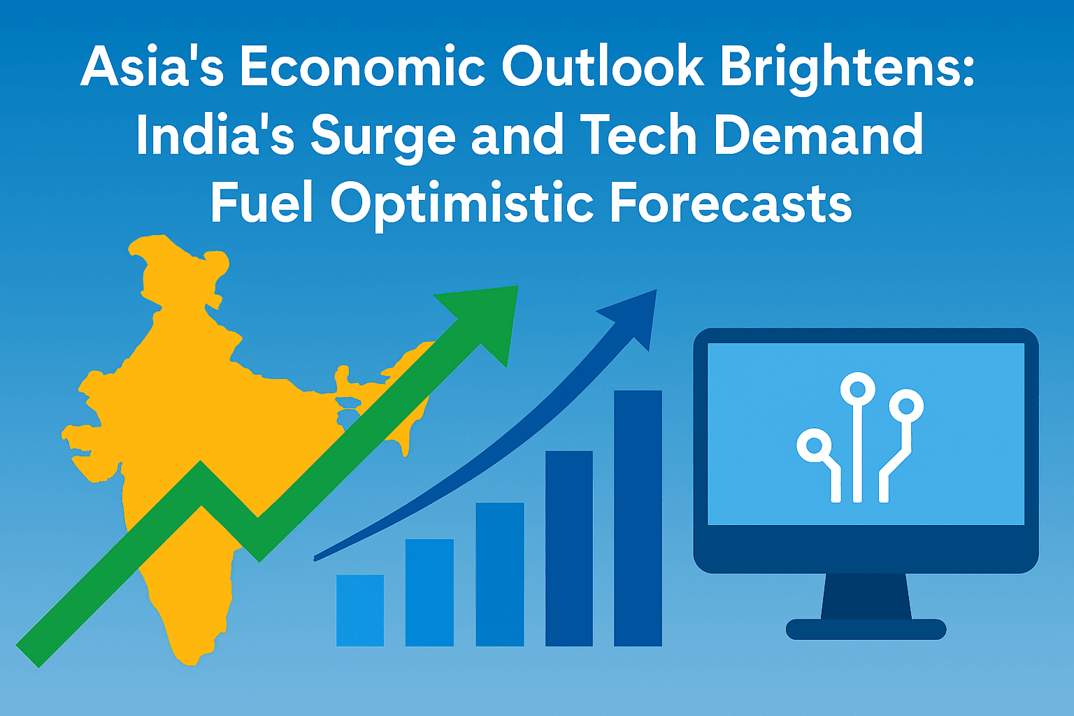 Asia's Economic Outlook Brightens: India's Surge and Tech Demand Fuel Optimistic Forecasts 