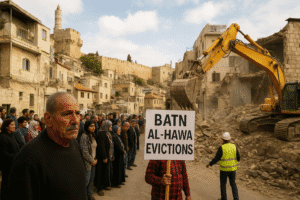 Batn al-Hawa Evictions: A Microcosm of Displacement and the Unfolding Battle for Jerusalem 
