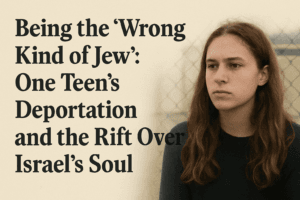 Being the “Wrong Kind of Jew”: One Teen’s Deportation and the Rift Over Israel’s Soul 1 Being the “Wrong Kind of Jew”: One Teen’s Deportation and the Rift Over Israel’s Soul