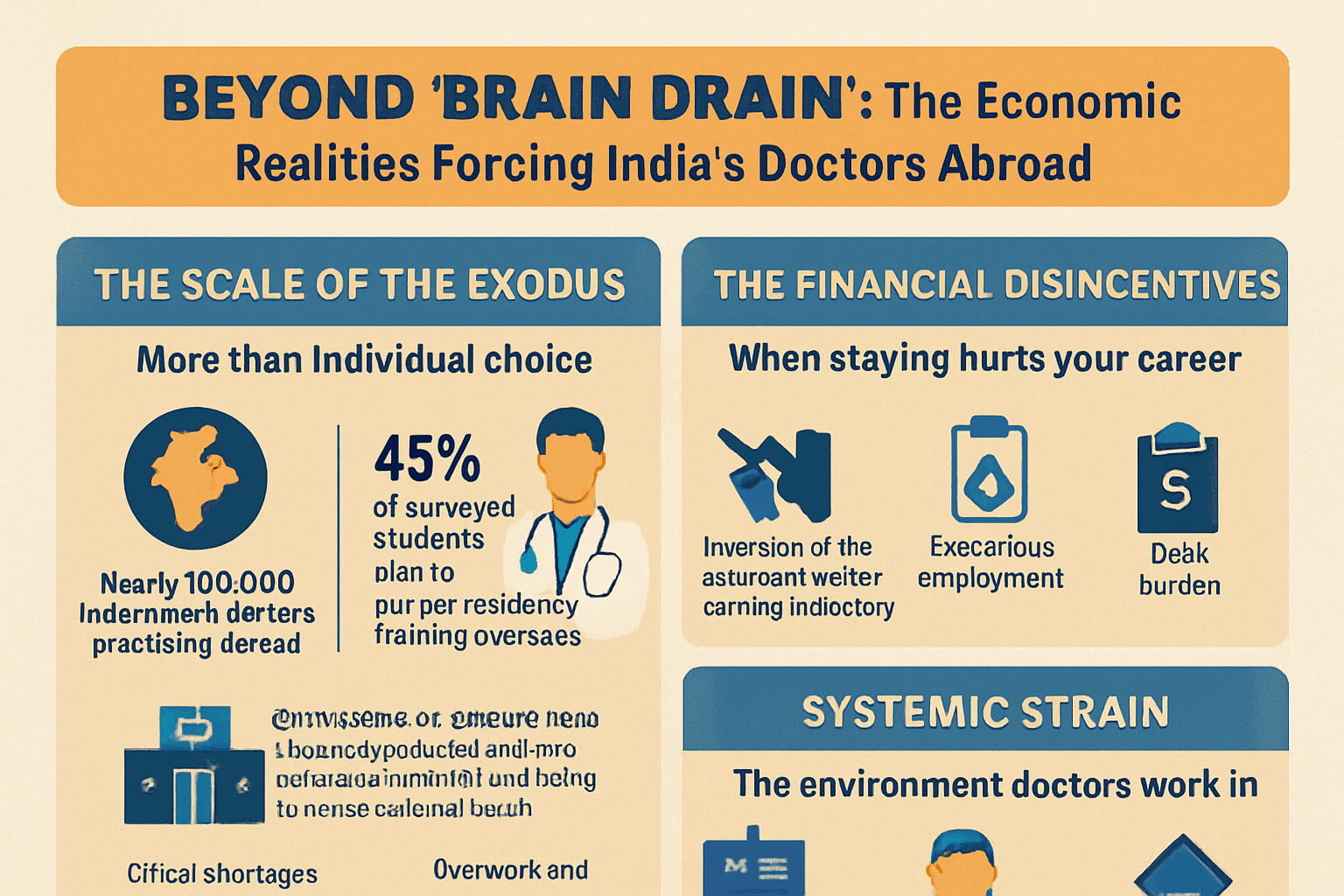 Beyond "Brain Drain": The Economic Realities Forcing India's Doctors Abroad 
