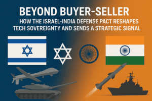 Beyond Buyer-Seller: How the Israel-India Defense Pact Reshapes Tech Sovereignty and Sends a Strategic Signal 