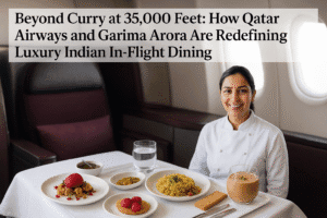 Beyond Curry at 35,000 Feet: How Qatar Airways and Garima Arora Are Redefining Luxury Indian In-Flight Dining 