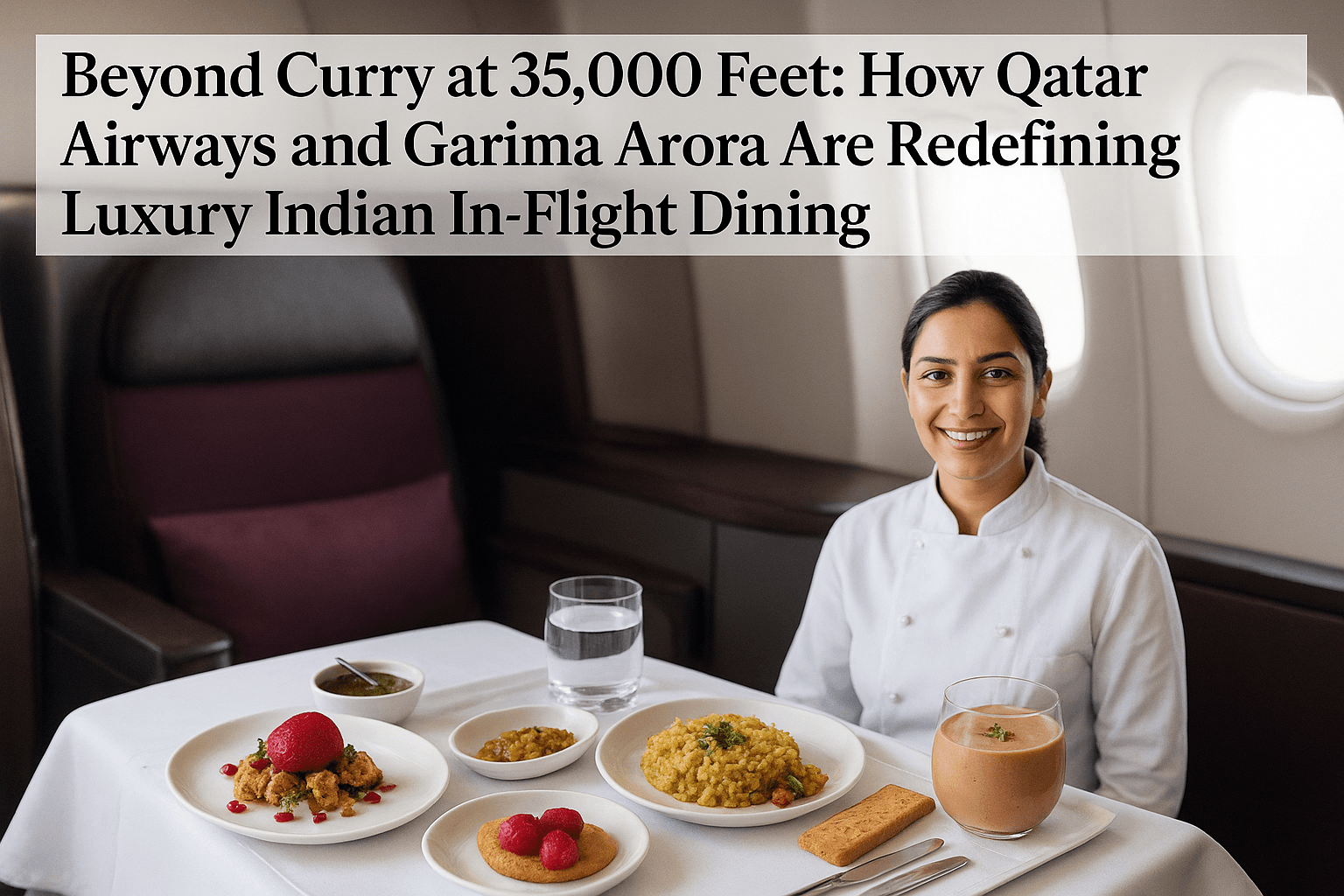 Beyond Curry at 35,000 Feet: How Qatar Airways and Garima Arora Are Redefining Luxury Indian In-Flight Dining 