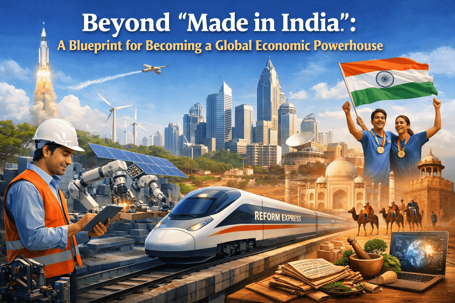 Beyond "Made in India": A Blueprint for Becoming a Global Economic Powerhouse 