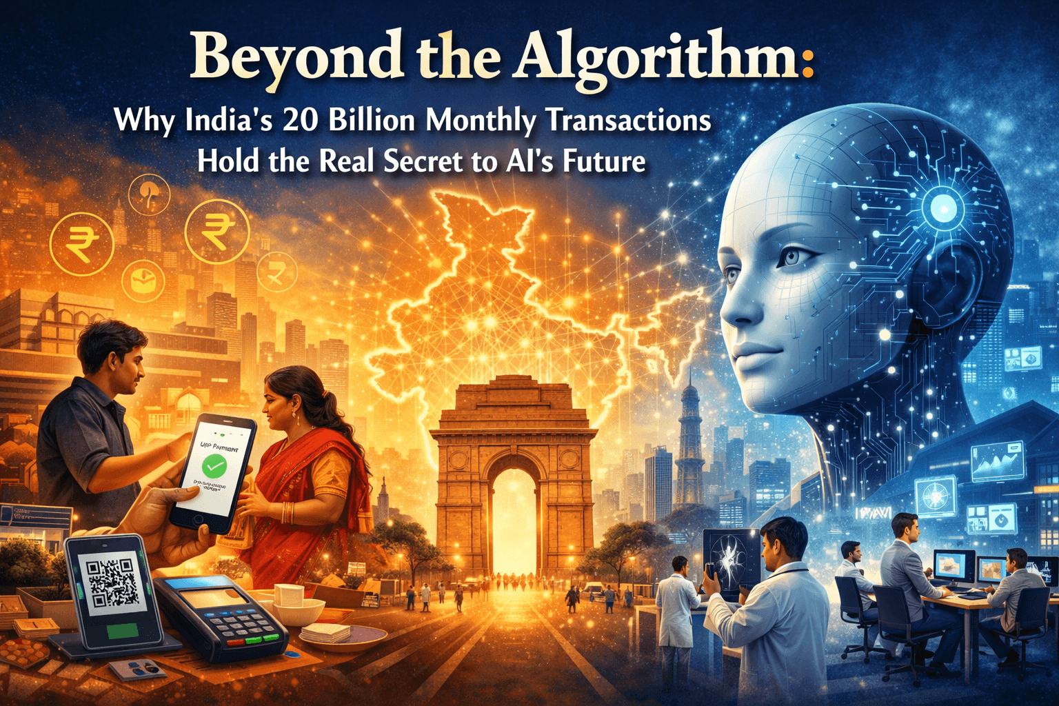 Beyond the Algorithm: Why India's 20 Billion Monthly Transactions Hold the Real Secret to AI's Future 