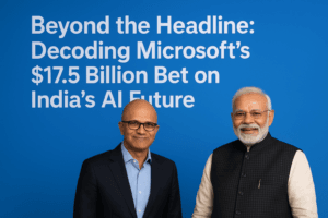 Beyond the Headline: Decoding Microsoft's $17.5 Billion Bet on India's AI Future 1 Beyond the Headline: Decoding Microsoft's $17.5 Billion Bet on India's AI Future