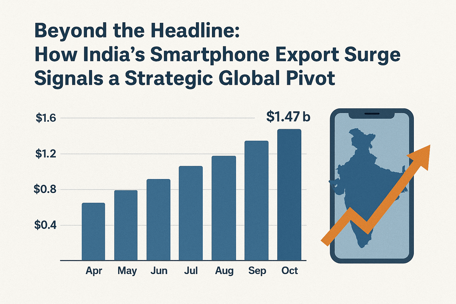 Beyond the Headline: How India’s Smartphone Export Surge Signals a Strategic Global Pivot 