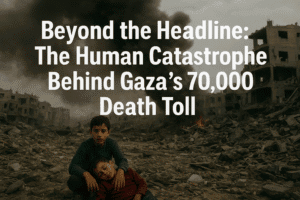 Beyond the Headline: The Human Catastrophe Behind Gaza's 70,000 Death Toll 