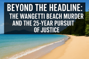 Beyond the Headline: The Wangetti Beach Murder and the 25-Year Pursuit of Justice 1 Beyond the Headline: The Wangetti Beach Murder and the 25-Year Pursuit of Justice
