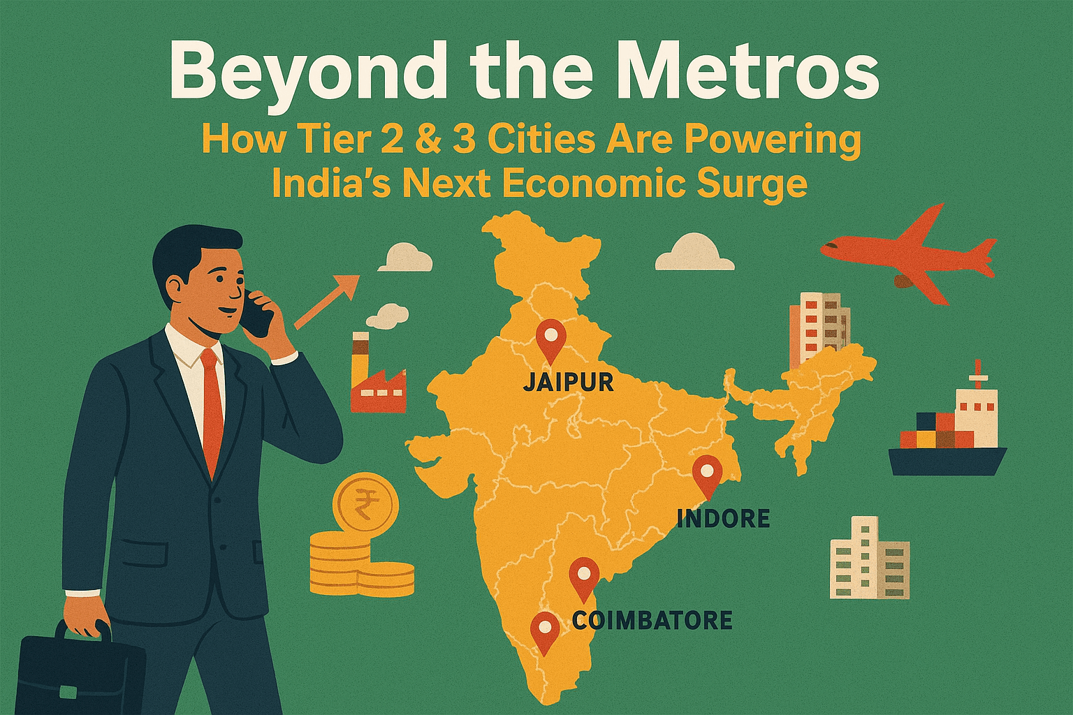 Beyond the Metros: How Tier 2 & 3 Cities Are Powering India’s Next Economic Surge 