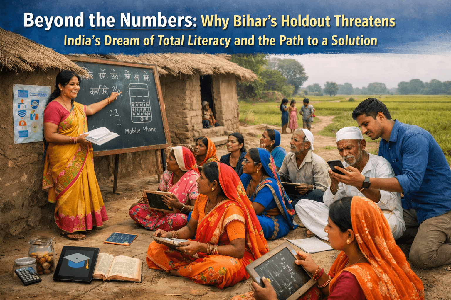 Beyond the Numbers: Why Bihar’s Holdout Threatens India’s Dream of Total Literacy and the Path to a Solution 