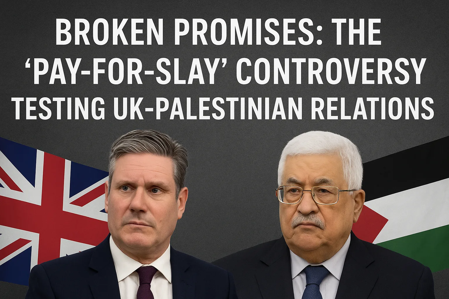 Broken Promises: The "Pay-for-Slay" Controversy Testing UK-Palestinian Relations 