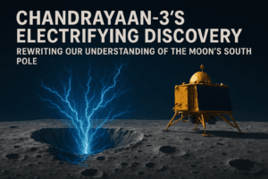 Chandrayaan-3's Electrifying Discovery: Rewriting Our Understanding of the Moon's South Pole 1 Chandrayaan-3's Electrifying Discovery: Rewriting Our Understanding of the Moon's South Pole