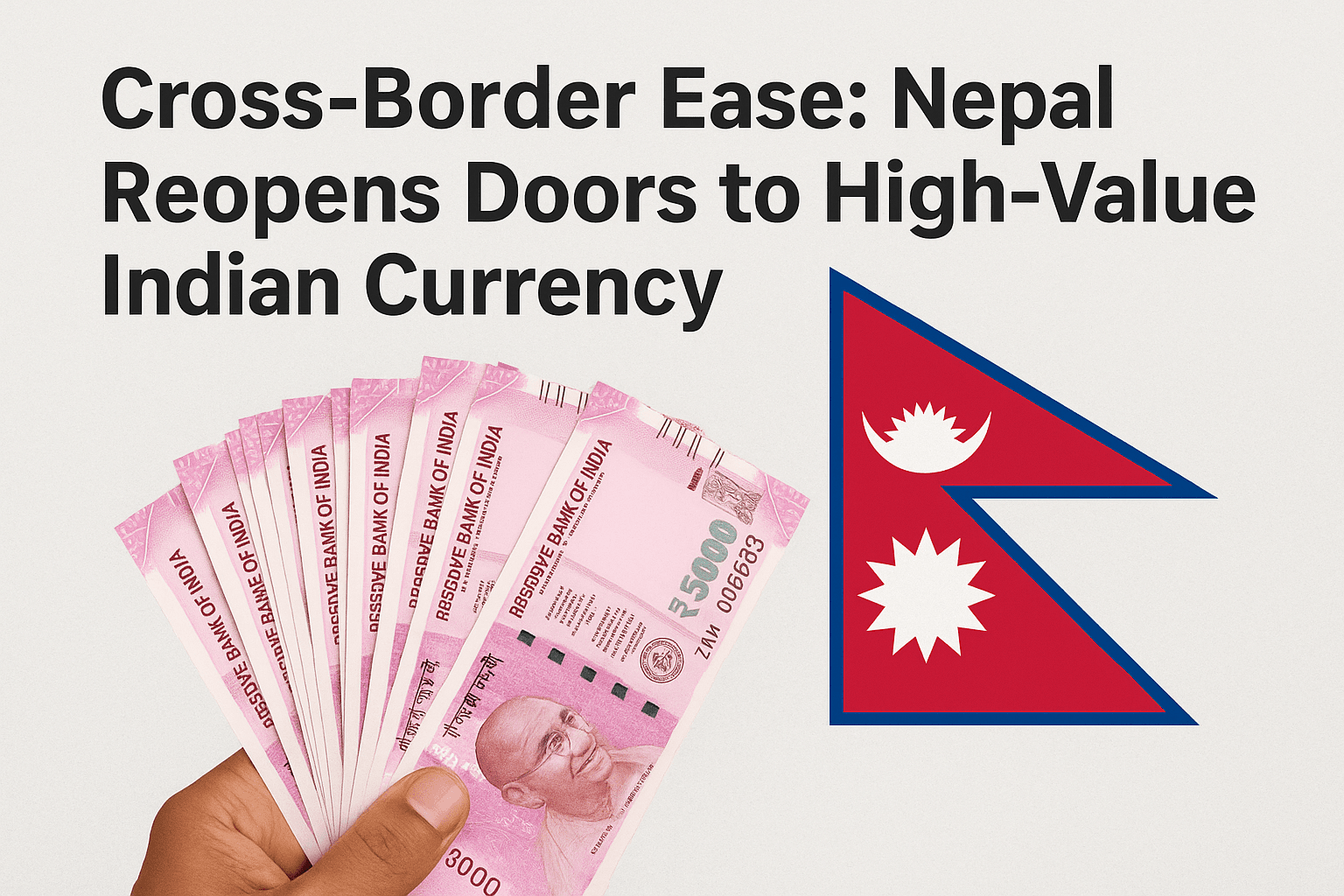 Cross-Border Ease: Nepal Reopens Doors to High-Value Indian Currency 