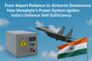 From Import Reliance to Airborne Dominance: How Versabyte’s Power System Ignites India’s Defence Self-Sufficiency 1 From Import Reliance to Airborne Dominance: How Versabyte’s Power System Ignites India’s Defence Self-Sufficiency