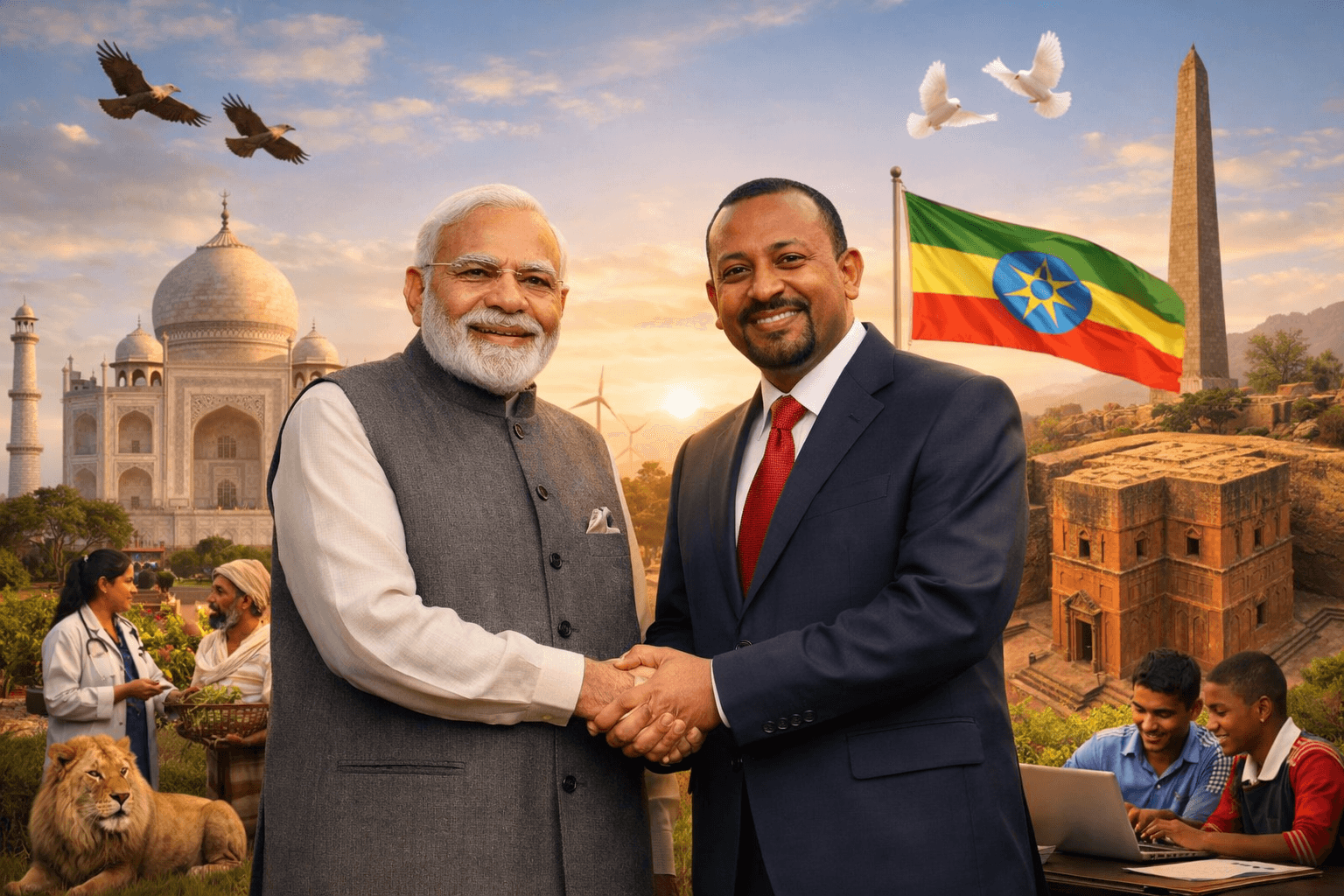 India and Ethiopia Forge Strategic Ties: Ancient Bonds Fuel a Modern Partnership