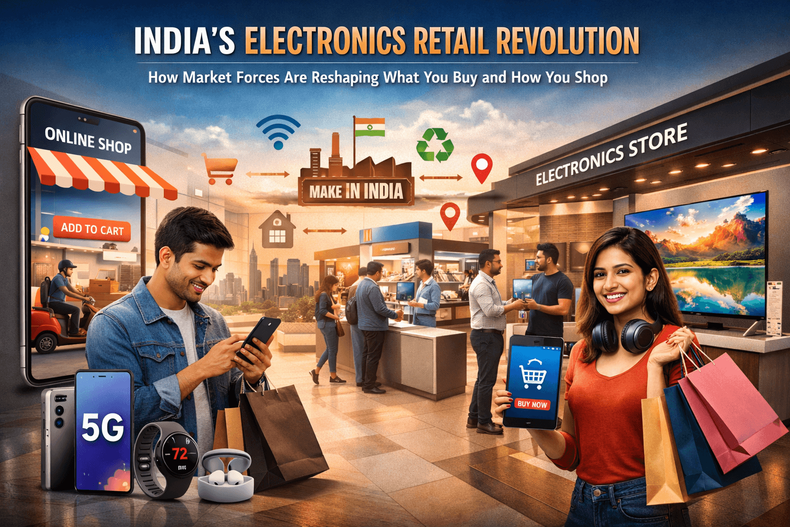 India's Electronics Retail Revolution: How Market Forces Are Reshaping What You Buy and How You Shop 