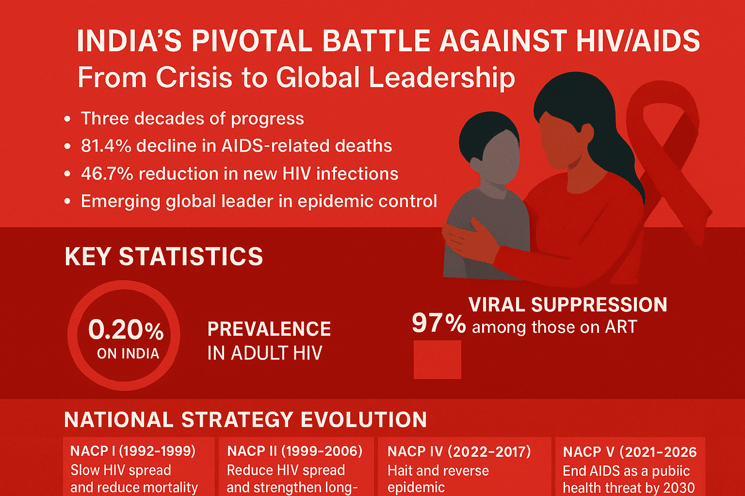 India's Pivotal Battle Against HIV/AIDS: From Crisis to Global Leadership 