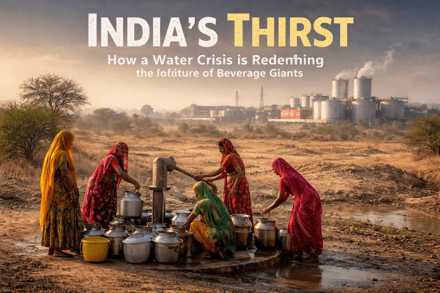 India's Thirst: How a Water Crisis is Redefining the Future of Beverage Giants 