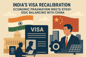 India's Visa Recalibration: Economic Pragmatism Meets Strategic Balancing with China 1 India's Visa Recalibration: Economic Pragmatism Meets Strategic Balancing with China