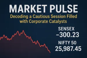 Market Pulse: Decoding a Cautious Session Filled with Corporate Catalysts 1 Market Pulse: Decoding a Cautious Session Filled with Corporate Catalysts