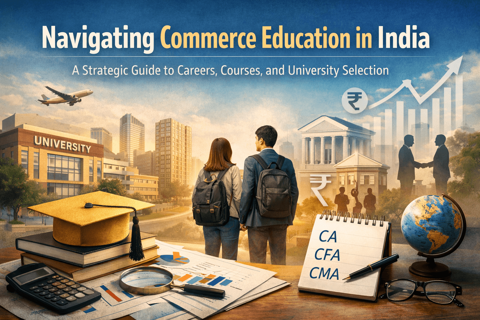 Navigating Commerce Education in India: A Strategic Guide to Careers, Courses, and University Selection