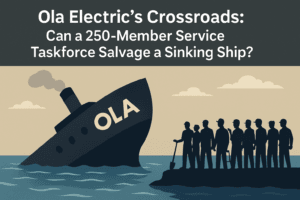Ola Electric's Crossroads: Can a 250-Merson Service Taskforce Salvage a Sinking Ship? 1 Ola Electric's Crossroads: Can a 250-Merson Service Taskforce Salvage a Sinking Ship?