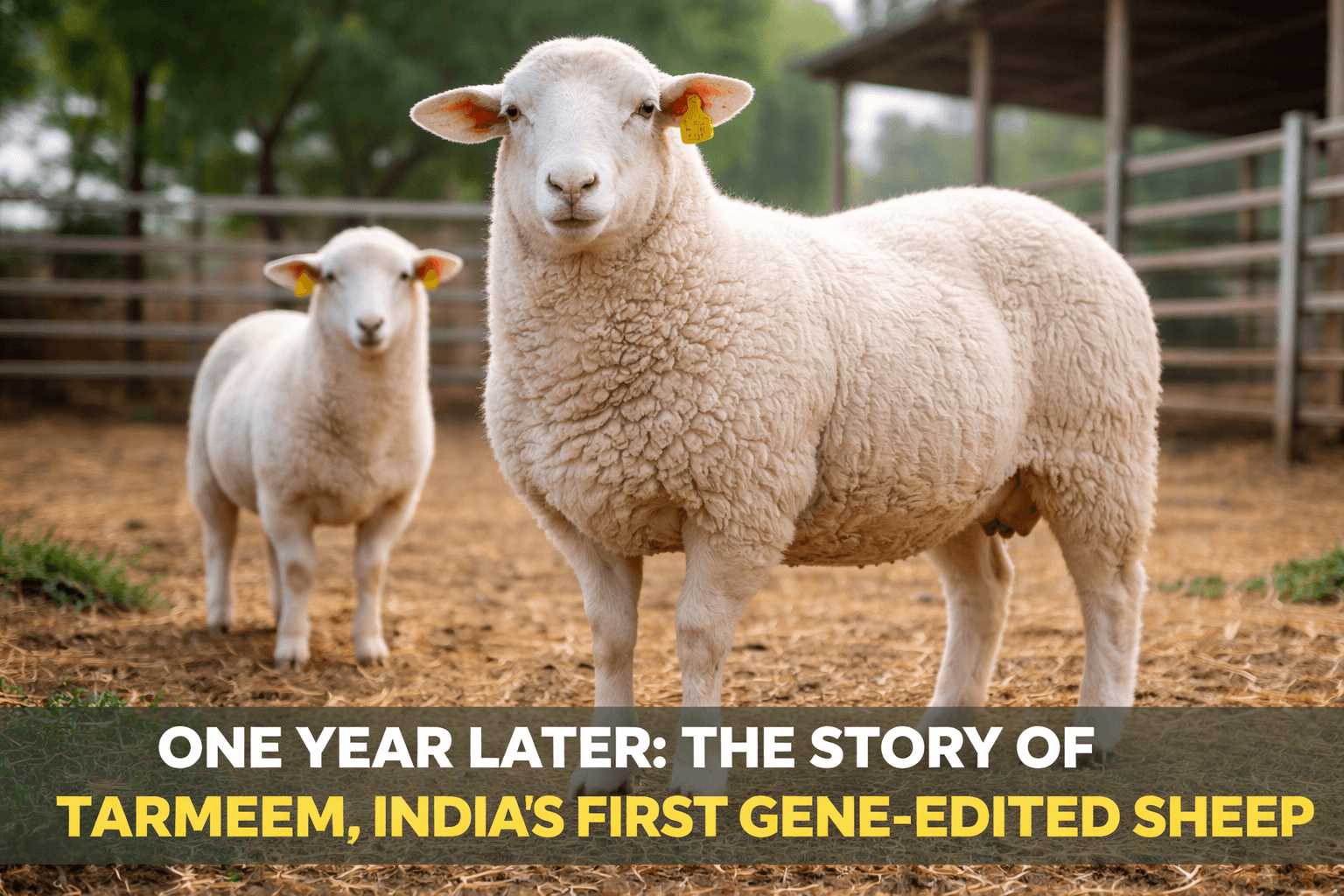 One Year Later: The Story of Tarmeem, India's First Gene-Edited Sheep 