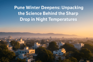Pune Winter Deepens: Unpacking the Science Behind the Sharp Drop in Night Temperatures 1 Pune Winter Deepens: Unpacking the Science Behind the Sharp Drop in Night Temperatures