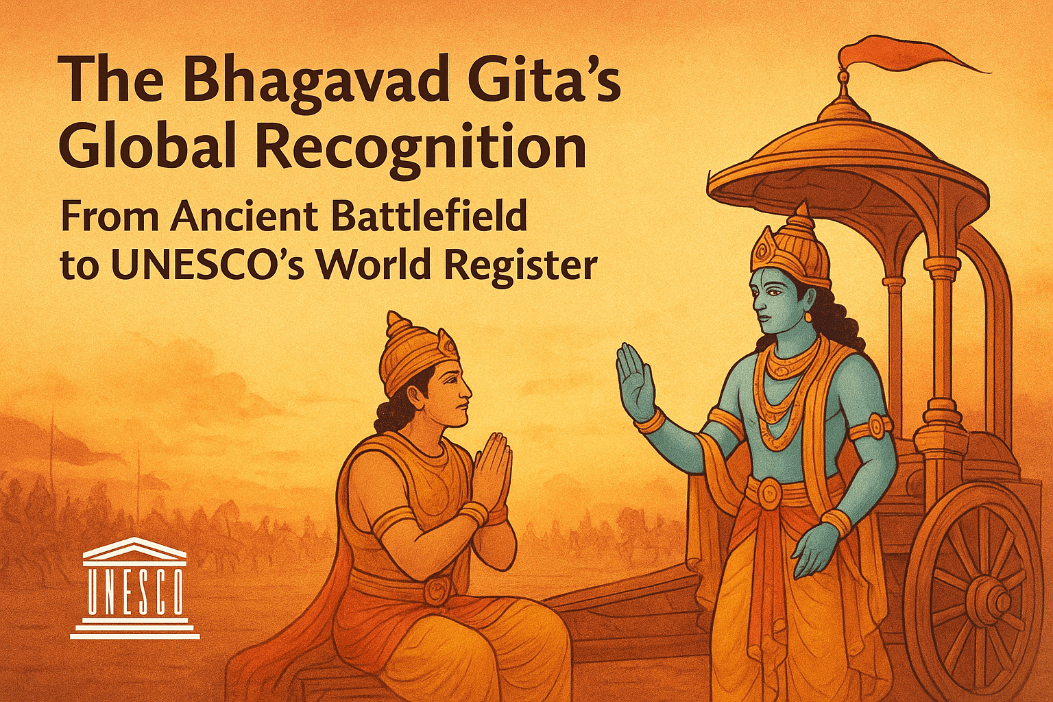 The Bhagavad Gita's Global Recognition: From Ancient Battlefield to UNESCO’s World Register 