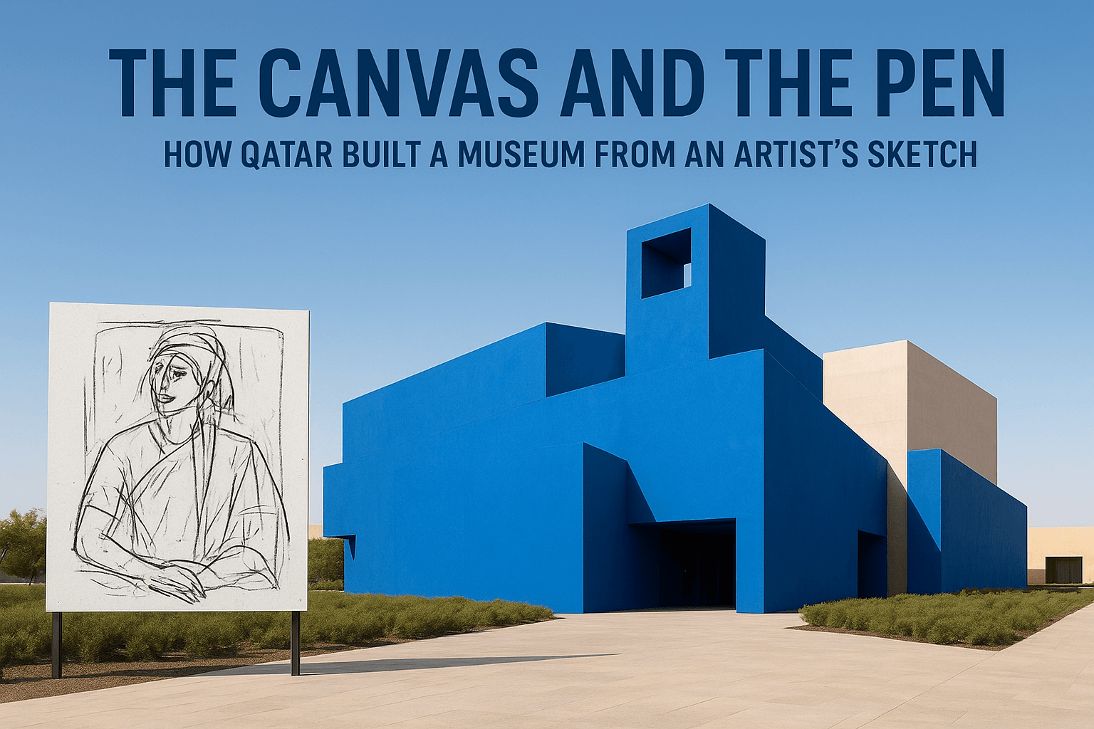 The Canvas and The Pen: How Qatar Built a Museum from an Artist’s Sketch 
