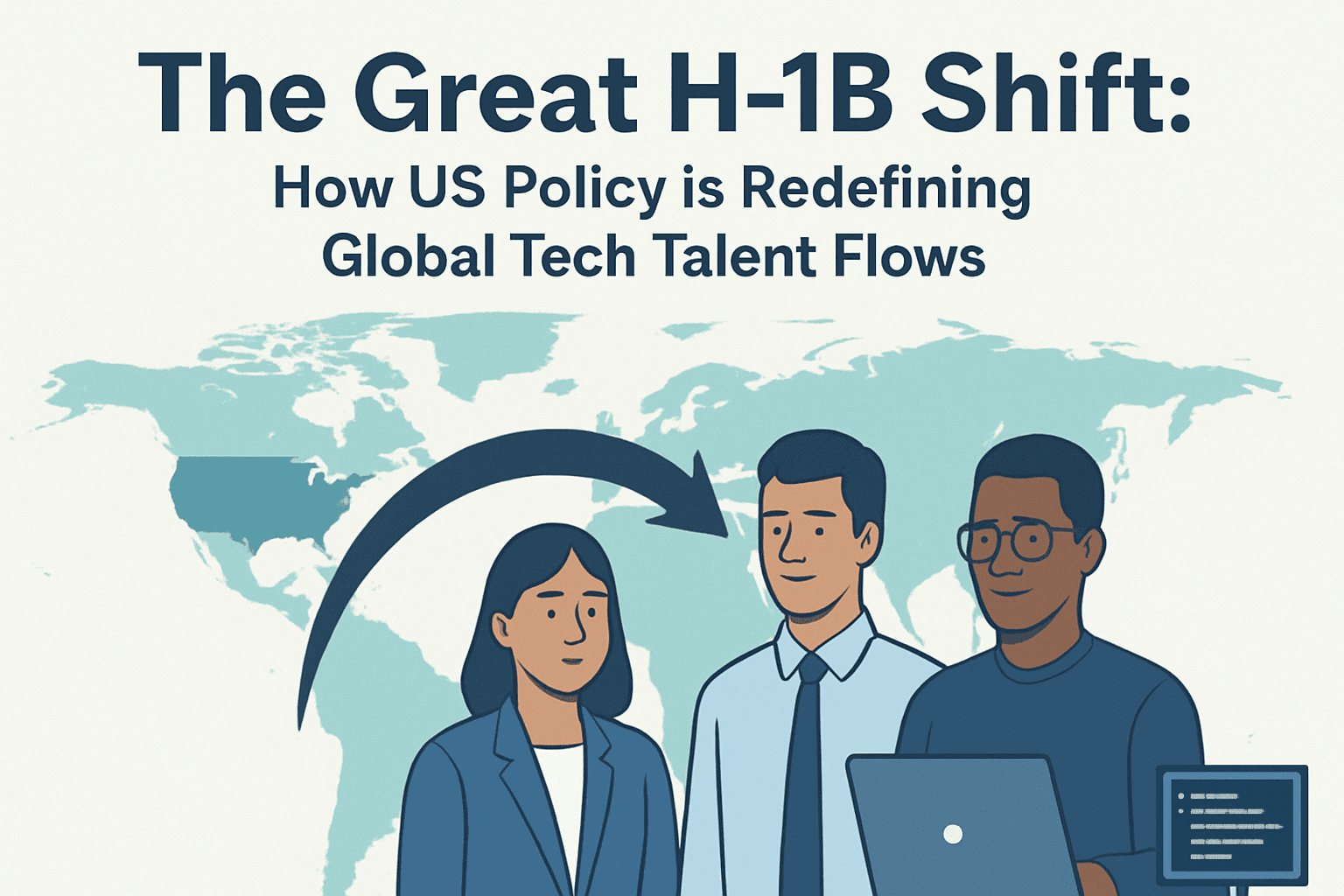 The Great H-1B Shift: How US Policy is Redefining Global Tech Talent Flows 