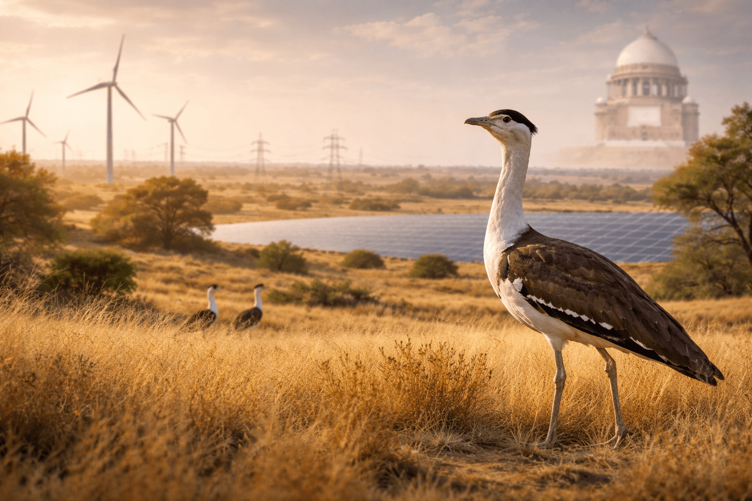 The Great Indian Bustard's Last Stand: How India's Supreme Court Forged a New Path for Conservation and Clean Energy 