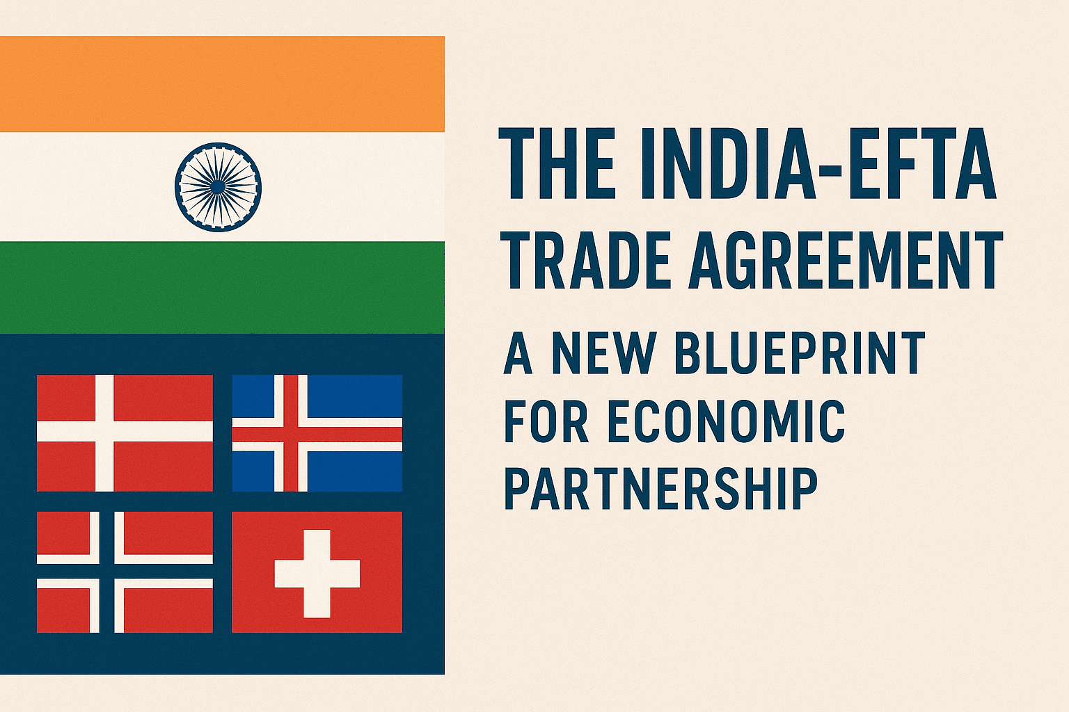 The India-EFTA Trade Agreement: A New Blueprint for Economic Partnership 