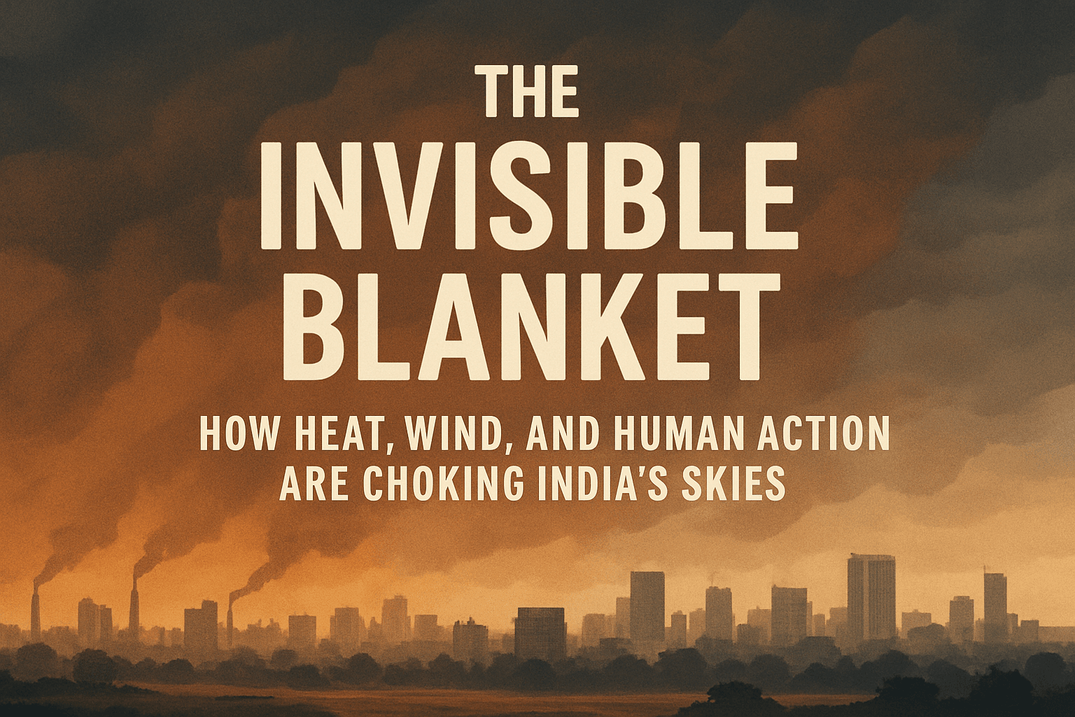The Invisible Blanket: How Heat, Wind, and Human Action Are Choking India's Skies 