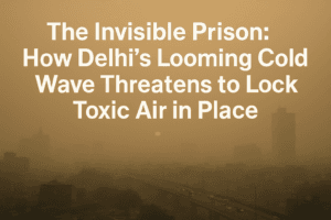 The Invisible Prison: How Delhi’s Looming Cold Wave Threatens to Lock Toxic Air in Place