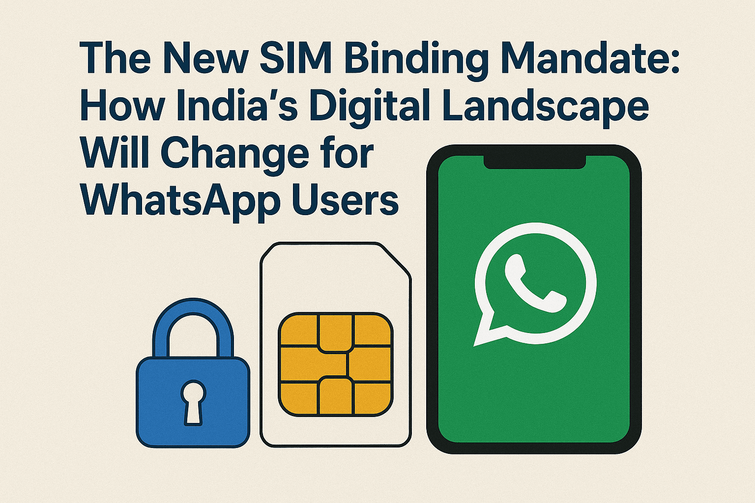 The New SIM Binding Mandate: How India's Digital Landscape Will Change for WhatsApp Users 