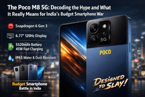 The Poco M8 5G: Decoding the Hype and What It Really Means for India’s Budget Smartphone War 1 The Poco M8 5G: Decoding the Hype and What It Really Means for India’s Budget Smartphone War