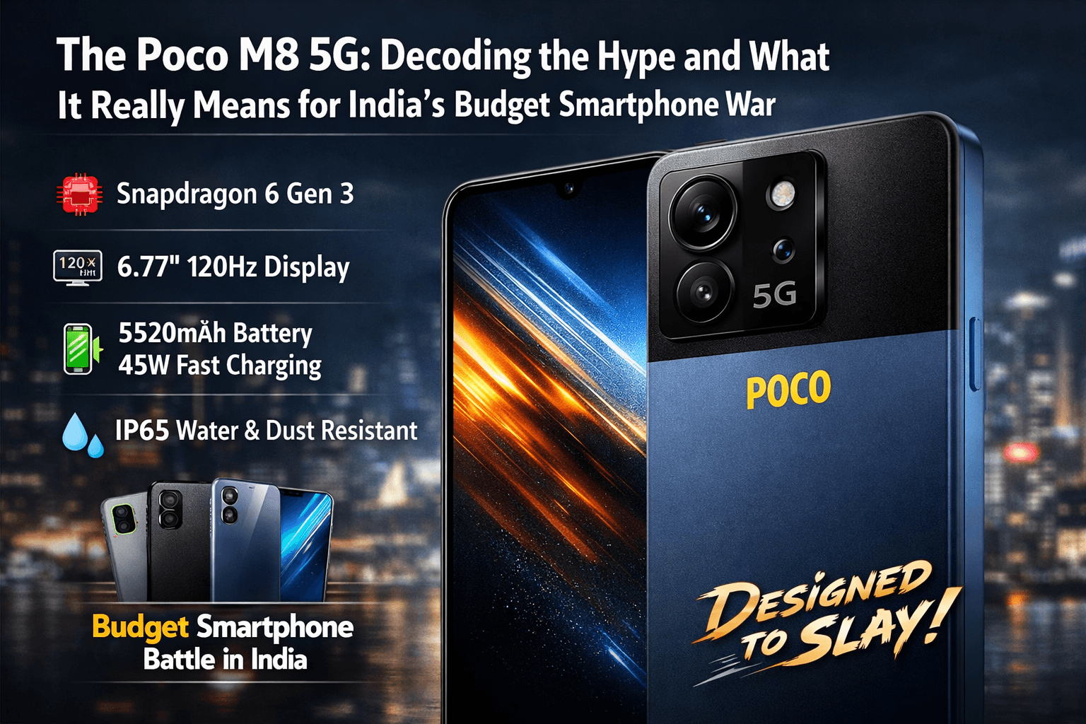 The Poco M8 5G: Decoding the Hype and What It Really Means for India’s Budget Smartphone War 