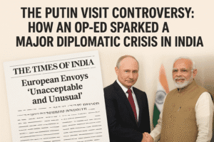The Putin Visit Controversy: How an Op-Ed Sparked a Major Diplomatic Crisis in India 