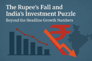 The Rupee’s Fall and India’s Investment Puzzle: Beyond the Headline Growth Numbers