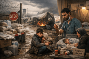 The Unseen Siege: How Bureaucratic Barriers Are Strangling Gaza’s Lifelines and the Human Cost of Collapsing Aid 1 The Unseen Siege: How Bureaucratic Barriers Are Strangling Gaza’s Lifelines and the Human Cost of Collapsing Aid