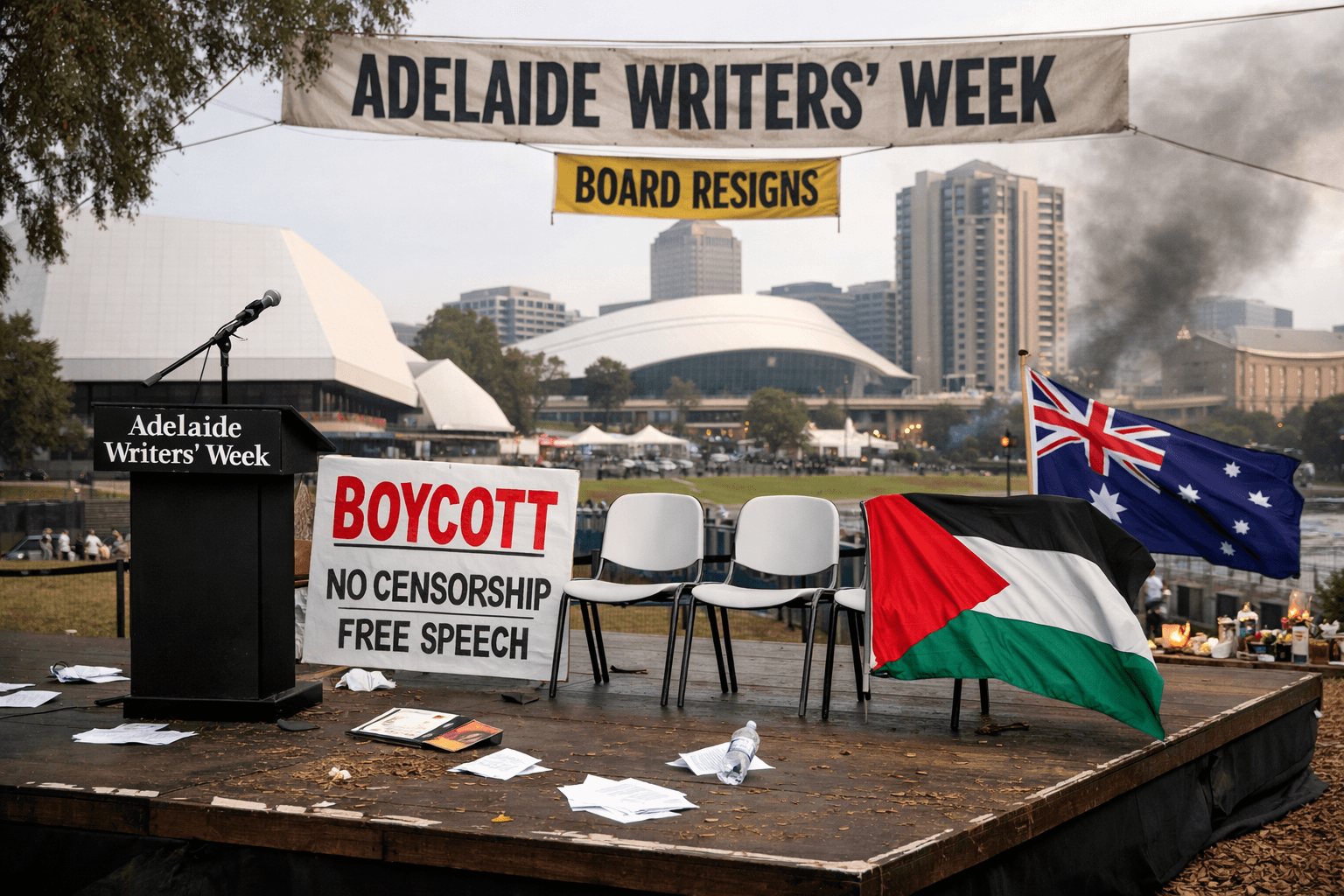 Adelaide Writers' Week in Crisis: Free Speech, Fear, and the Fight for the "Grey Zone" 