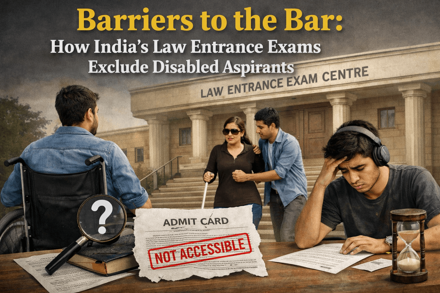 Barriers to the Bar: How India's Law Entrance Exams Exclude Disabled Aspirants 