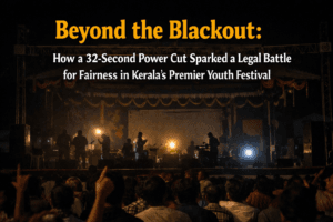 Beyond the Blackout: How a 32-Second Power Cut Sparked a Legal Battle for Fairness in Kerala’s Premier Youth Festival 