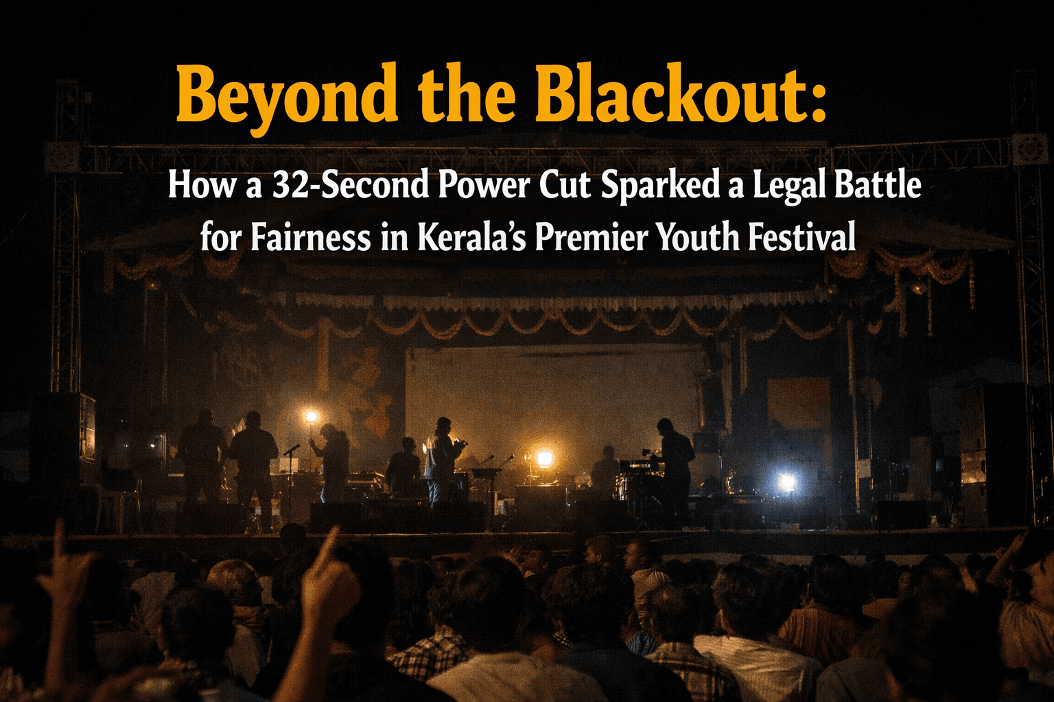 Beyond the Blackout: How a 32-Second Power Cut Sparked a Legal Battle for Fairness in Kerala’s Premier Youth Festival 