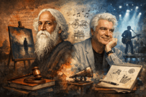 Beyond the Canvas: How Rabindranath Tagore’s Record Sale and David Byrne’s Philosophy Reveal the Enduring Power of the Polymath 