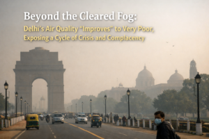 Beyond the Cleared Fog: Delhi’s Air Quality "Improves" to Very Poor, Exposing a Cycle of Crisis and Complacency 